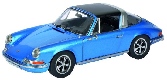 Porsche 911 S Targa, modrá